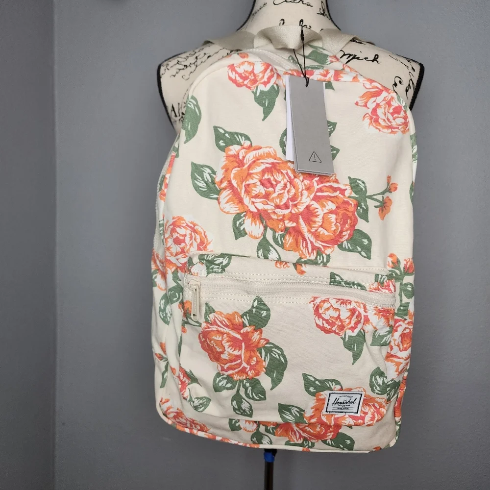 Herschel vintage rose natural cotton backpack